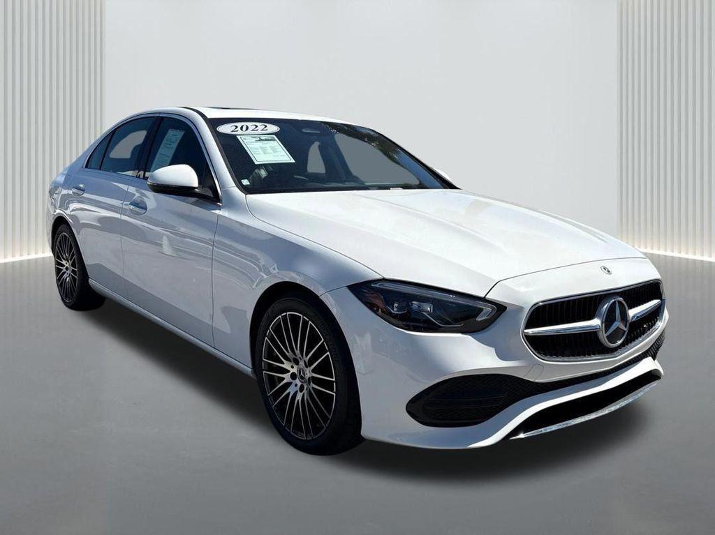 used 2022 Mercedes-Benz C-Class car, priced at $29,999