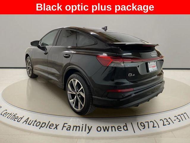 used 2024 Audi Q4 e-tron Sportback car, priced at $30,996