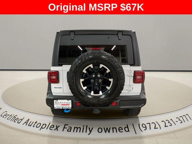 used 2025 Jeep Wrangler 4xe car, priced at $36,996
