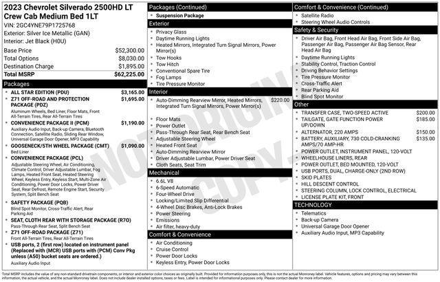 used 2023 Chevrolet Silverado 2500 car, priced at $47,000