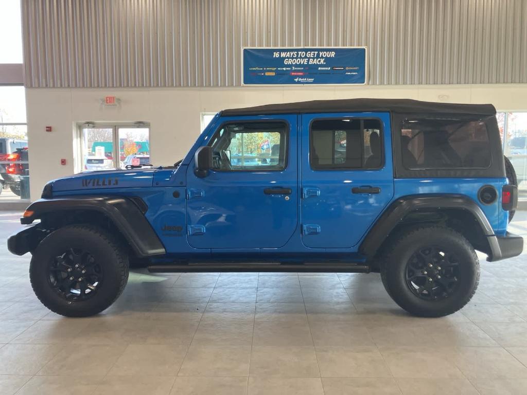 used 2021 Jeep Wrangler Unlimited car, priced at $22,900