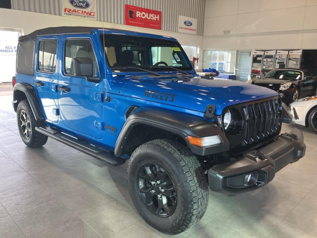 used 2021 Jeep Wrangler Unlimited car, priced at $22,900