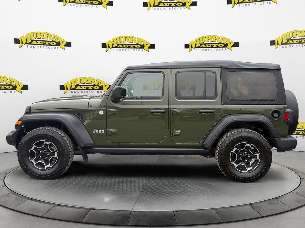 used 2021 Jeep Wrangler Unlimited car, priced at $28,452