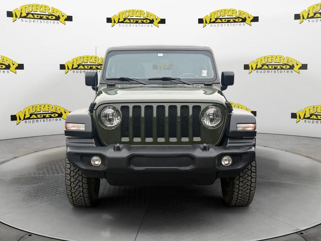used 2021 Jeep Wrangler Unlimited car, priced at $28,452