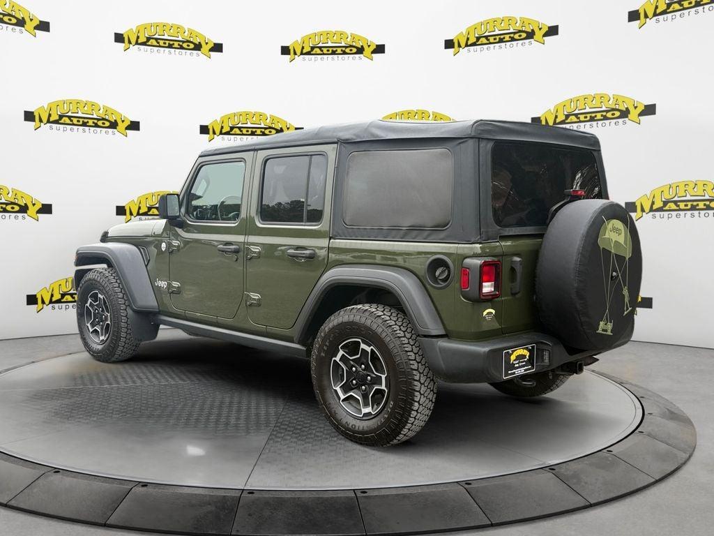 used 2021 Jeep Wrangler Unlimited car, priced at $28,452