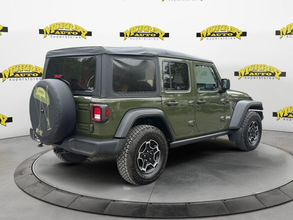 used 2021 Jeep Wrangler Unlimited car, priced at $28,452