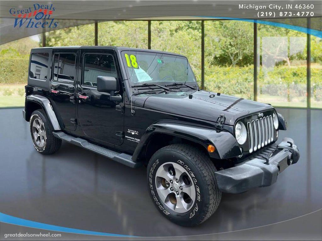 used 2018 Jeep Wrangler JK Unlimited car, priced at $16,490