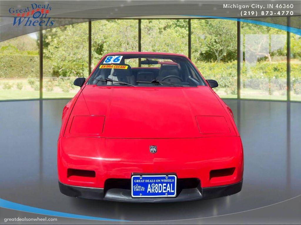 used 1986 Pontiac Fiero car, priced at $6,990