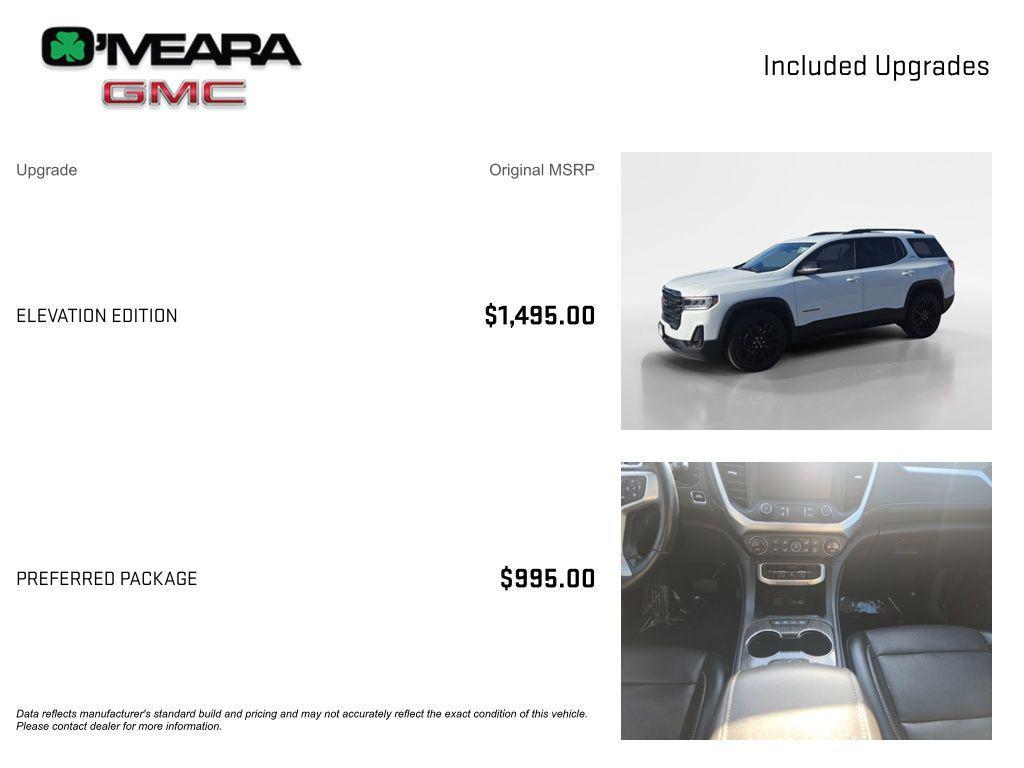 used 2023 GMC Acadia car, priced at $27,388