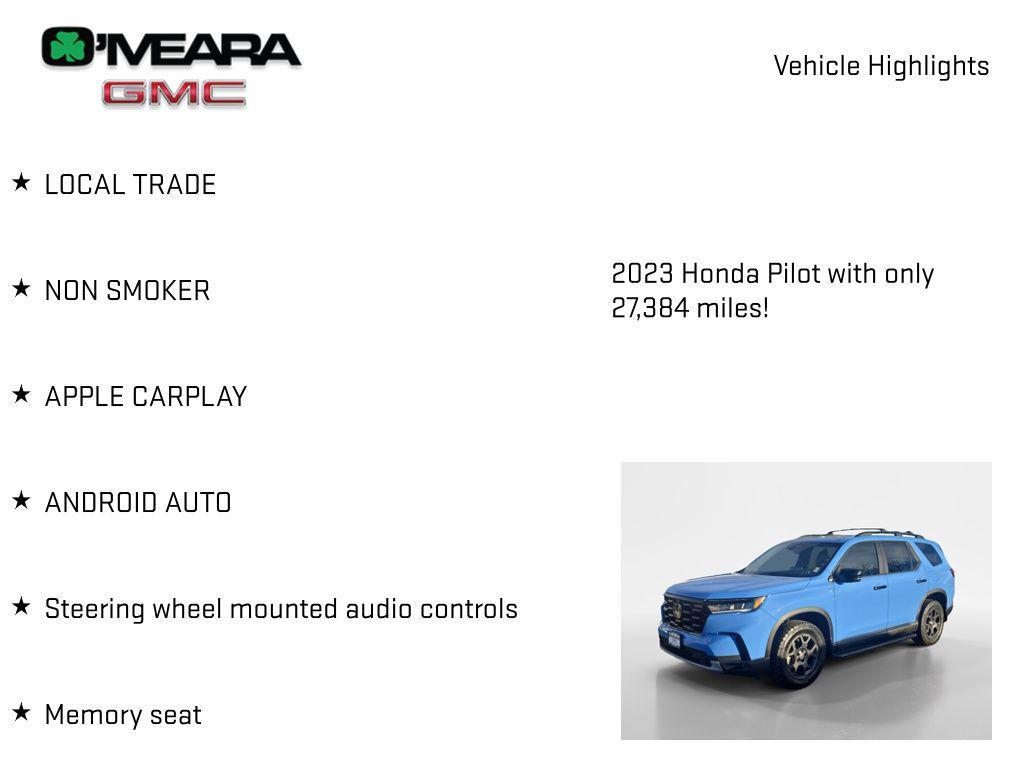 used 2023 Honda Pilot car, priced at $41,888