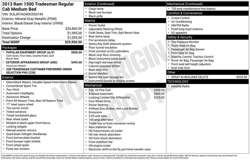used 2013 Ram 1500 car, priced at $9,851
