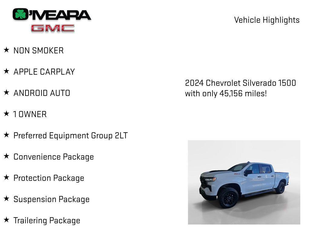 used 2024 Chevrolet Silverado 1500 car, priced at $45,340