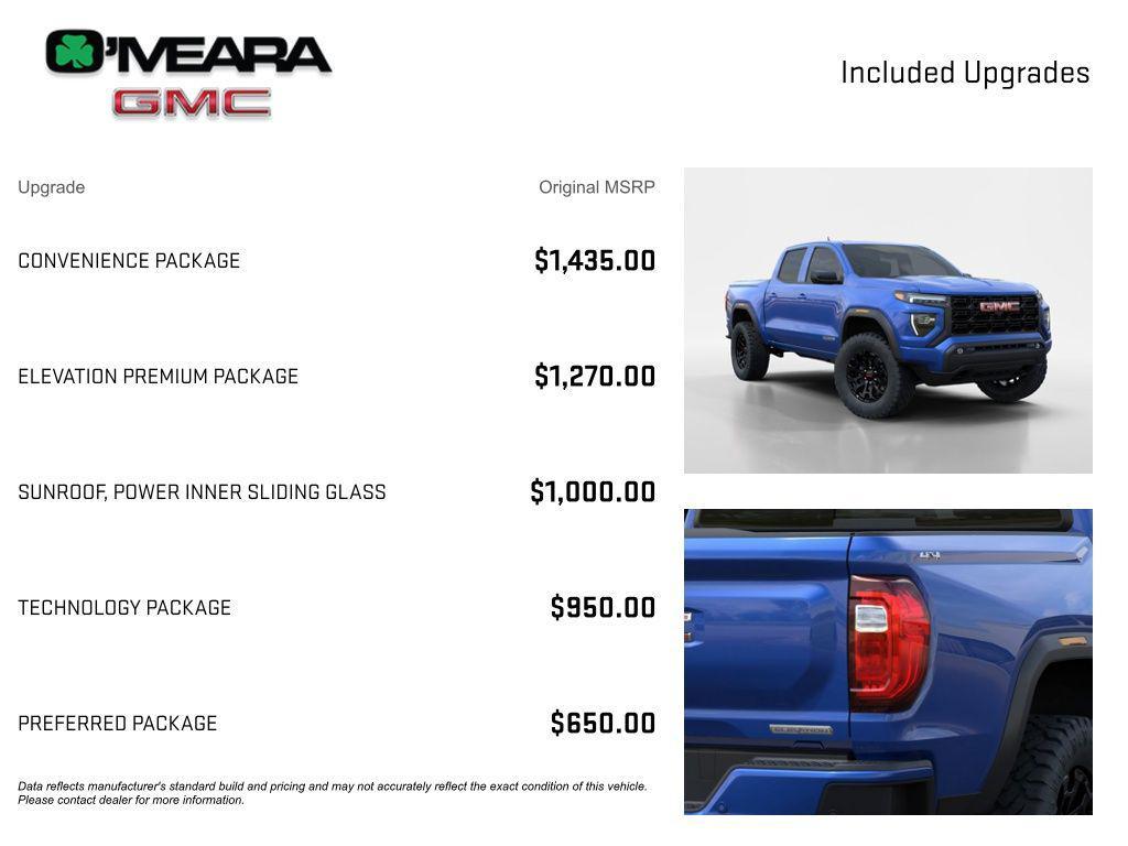 new 2026 GMC Canyon car, priced at $46,595