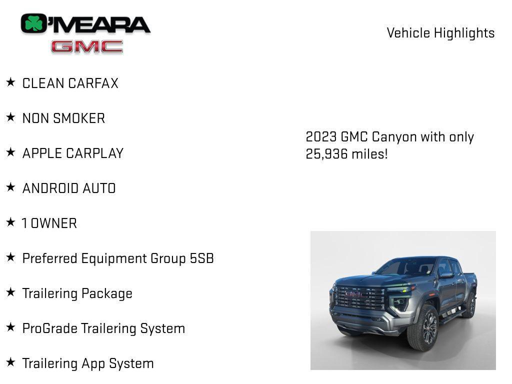used 2023 GMC Canyon car, priced at $42,321