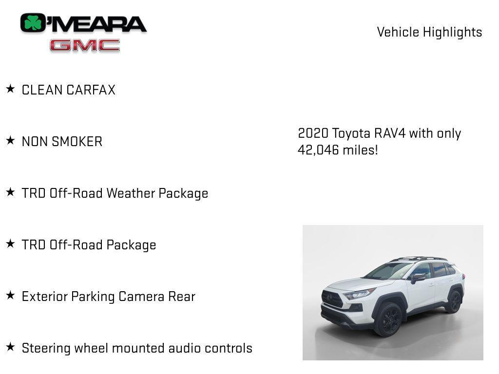 used 2020 Toyota RAV4 car, priced at $33,388