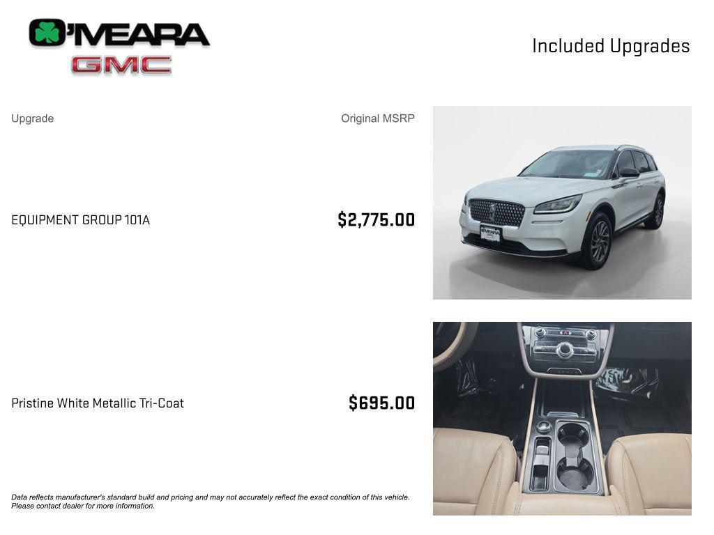 used 2022 Lincoln Corsair car, priced at $26,317