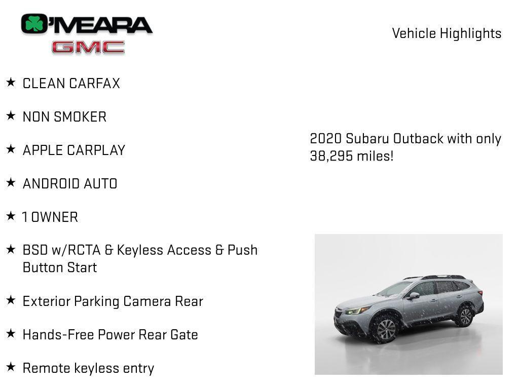 used 2020 Subaru Outback car, priced at $23,788