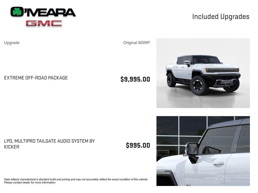 new 2025 GMC HUMMER EV Pickup car, priced at $97,000