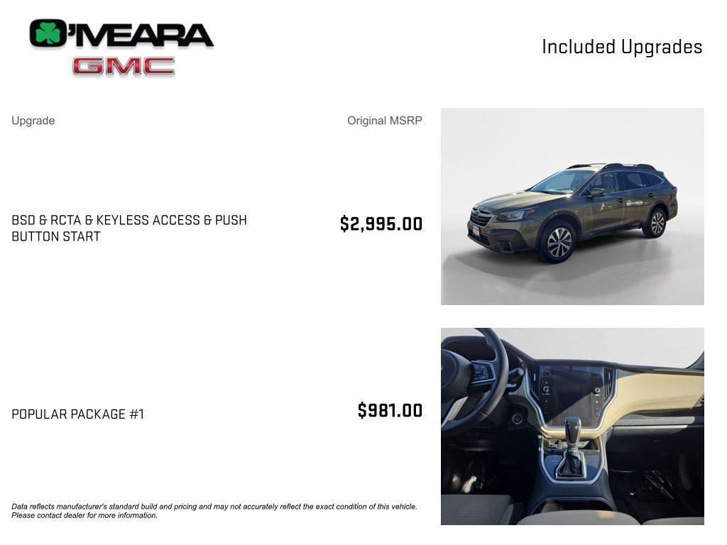 used 2022 Subaru Outback car, priced at $24,381