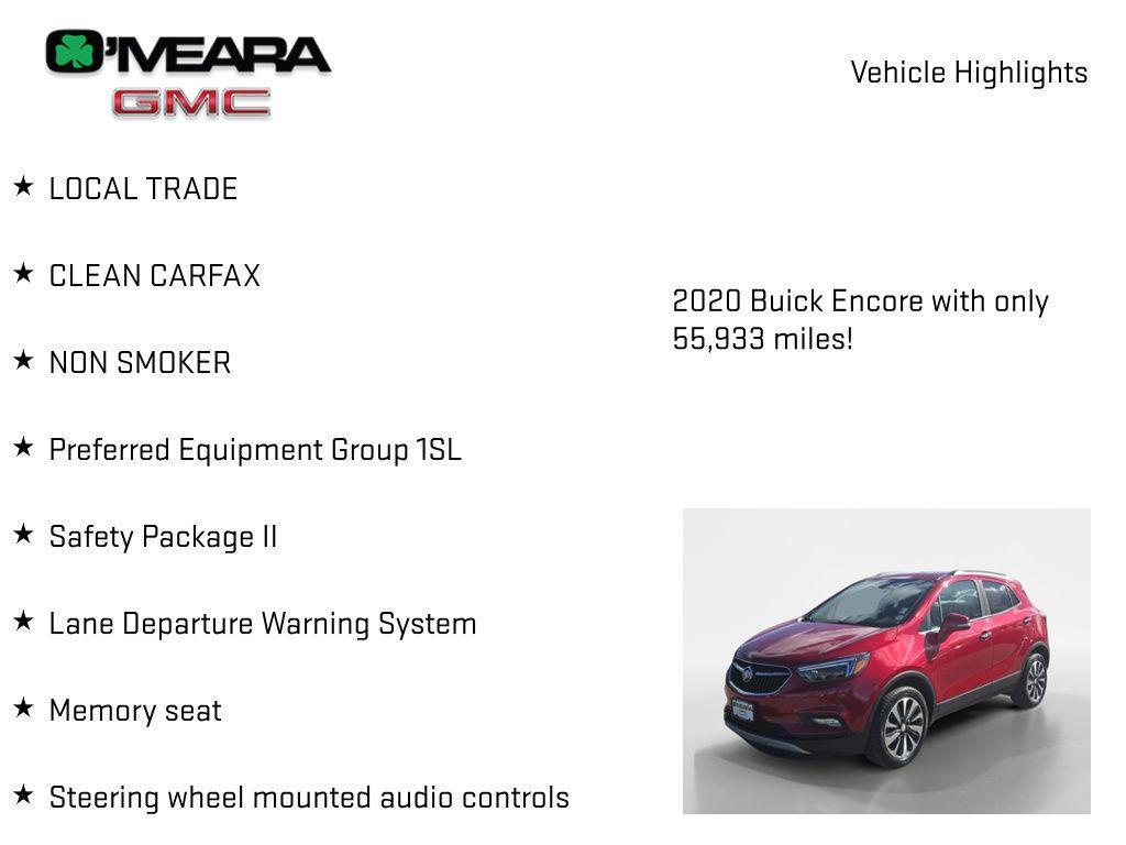 used 2020 Buick Encore car, priced at $16,975