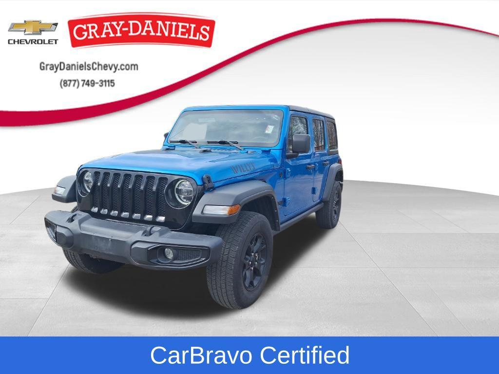 used 2022 Jeep Wrangler car, priced at $29,762