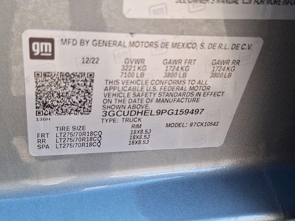 used 2023 Chevrolet Silverado 1500 car, priced at $52,600