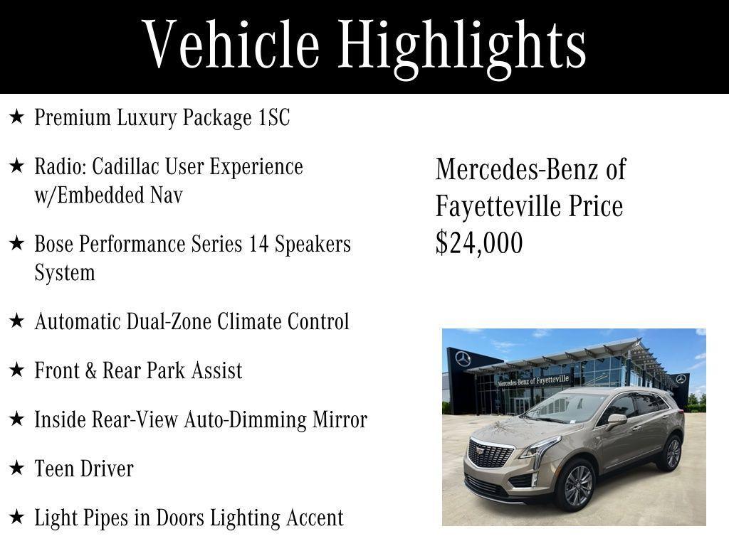used 2022 Cadillac XT5 car, priced at $24,000