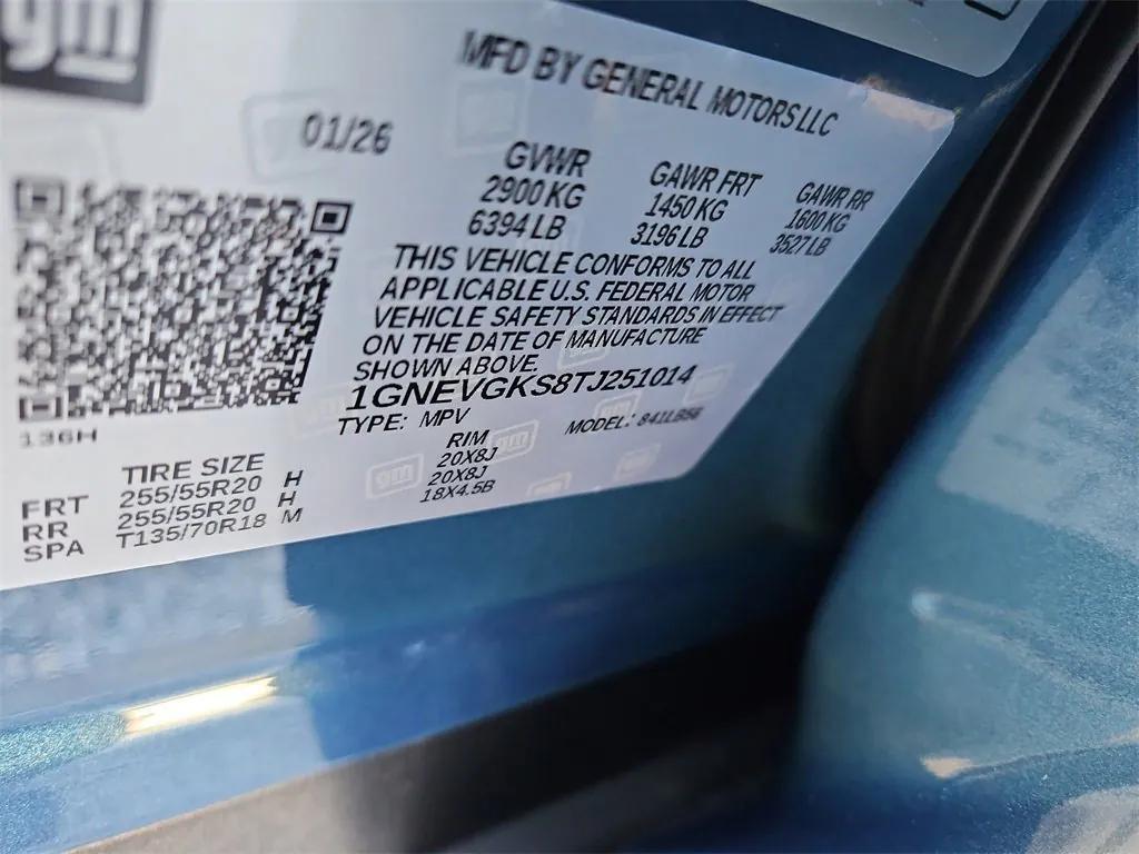 new 2026 Chevrolet Traverse car, priced at $47,445