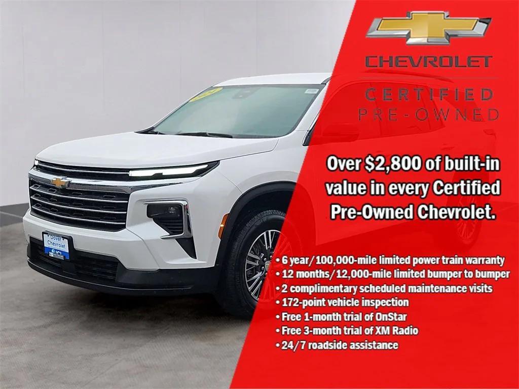 used 2024 Chevrolet Traverse car, priced at $38,987