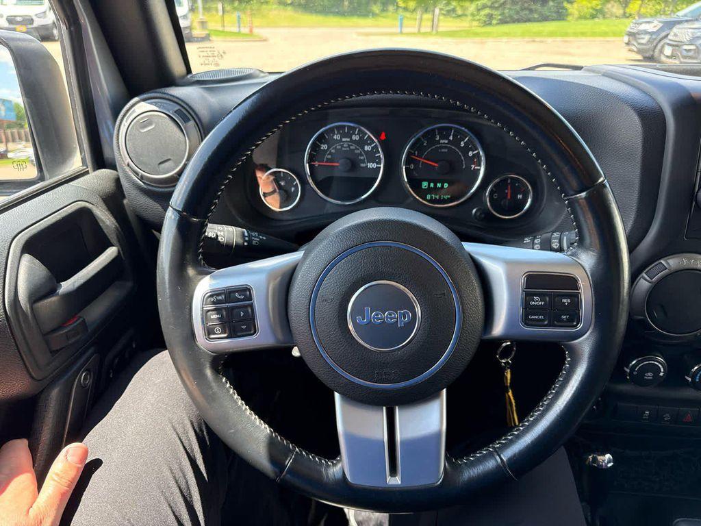 used 2017 Jeep Wrangler Unlimited car, priced at $21,350