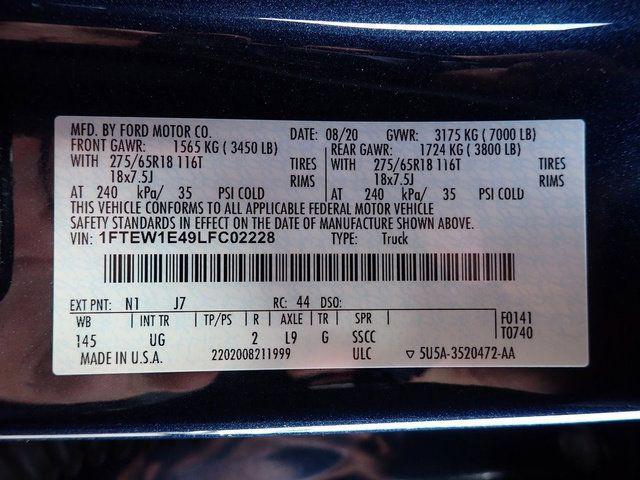 used 2020 Ford F-150 car, priced at $27,662