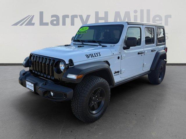 used 2021 Jeep Wrangler Unlimited car, priced at $28,264