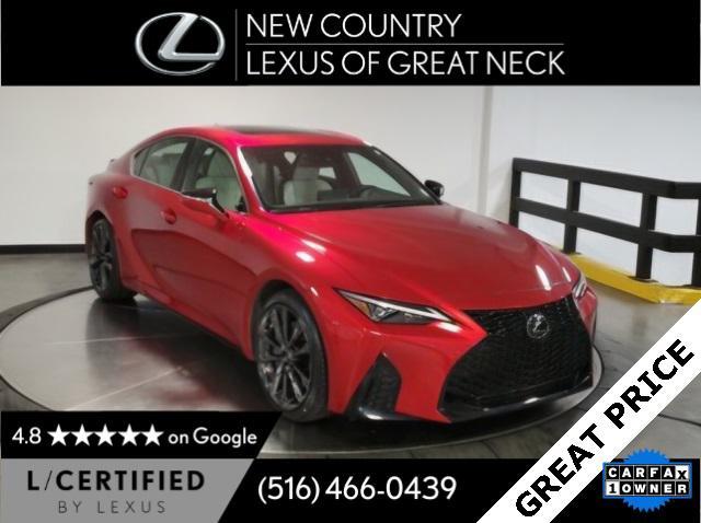used 2023 Lexus IS 350 car, priced at $38,998