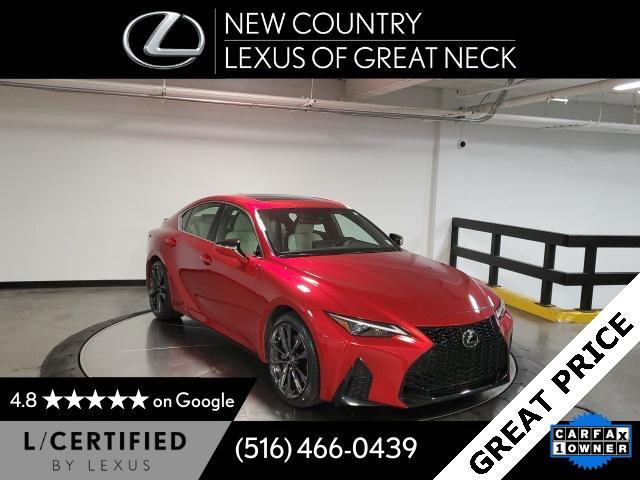 used 2023 Lexus IS 350 car, priced at $41,498