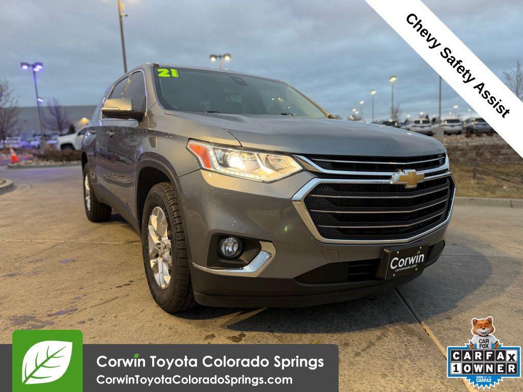 used 2021 Chevrolet Traverse car, priced at $21,000
