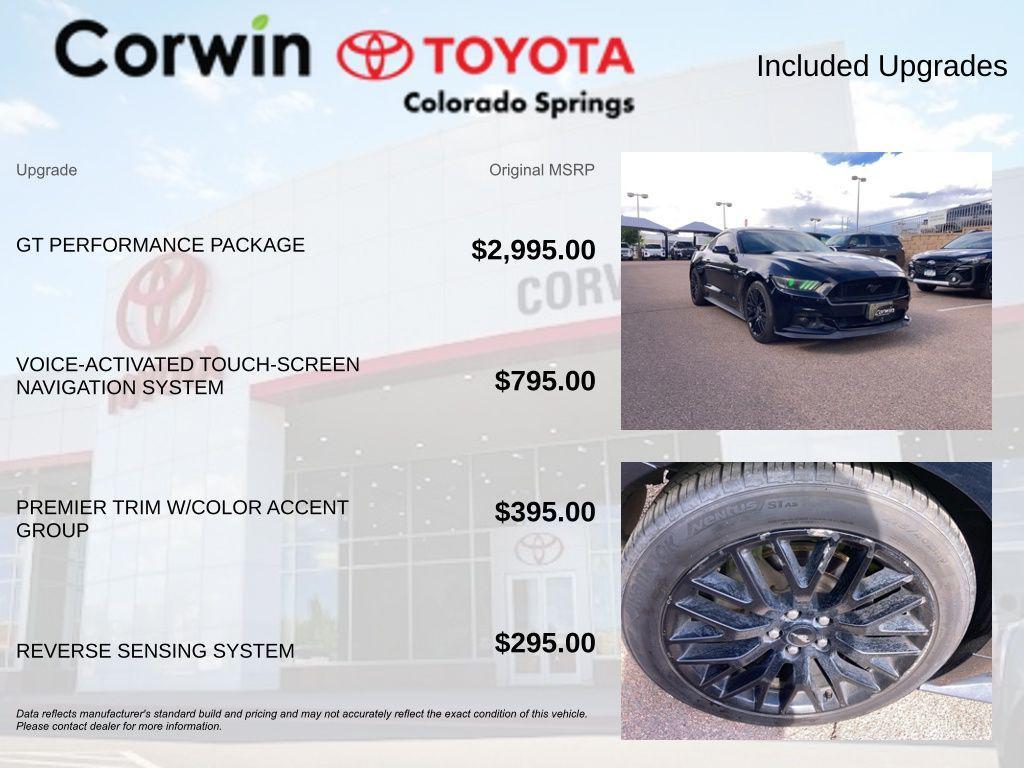 used 2017 Ford Mustang car, priced at $24,799