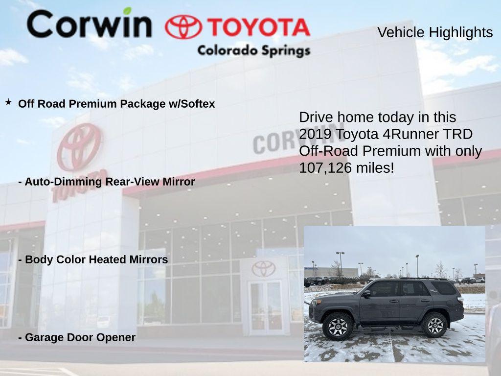 used 2019 Toyota 4Runner car, priced at $31,000