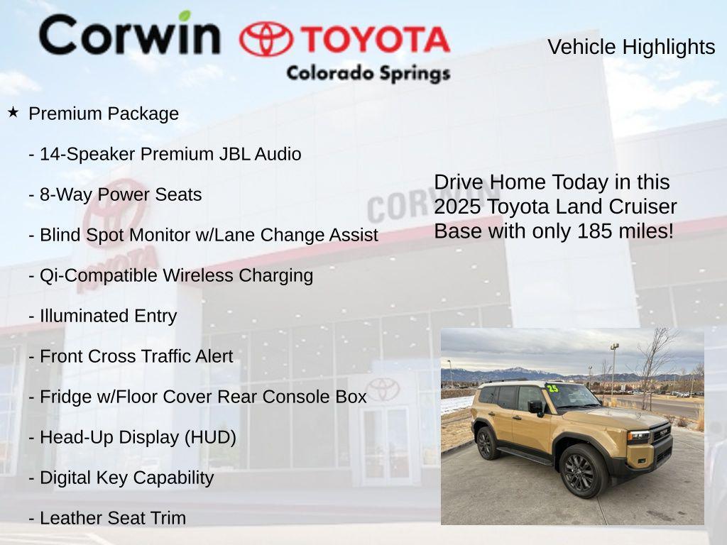 used 2025 Toyota Land Cruiser car, priced at $70,864