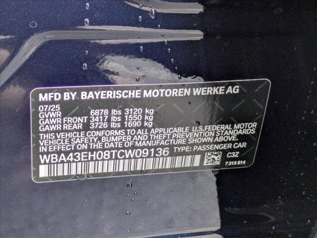 new 2026 BMW 750e car, priced at $121,780