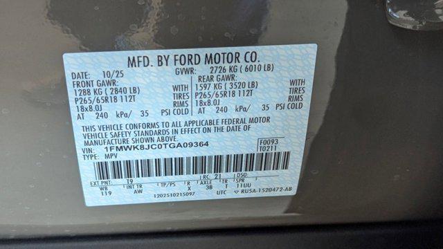 new 2026 Ford Explorer car, priced at $57,901