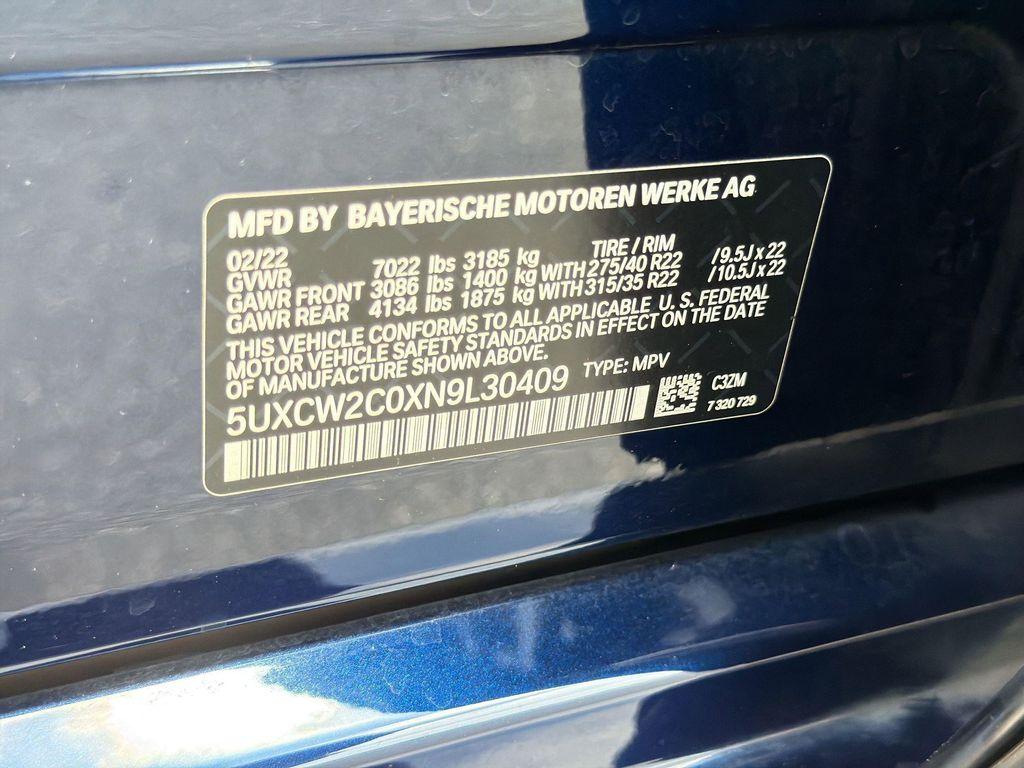 used 2022 BMW X7 car, priced at $41,898