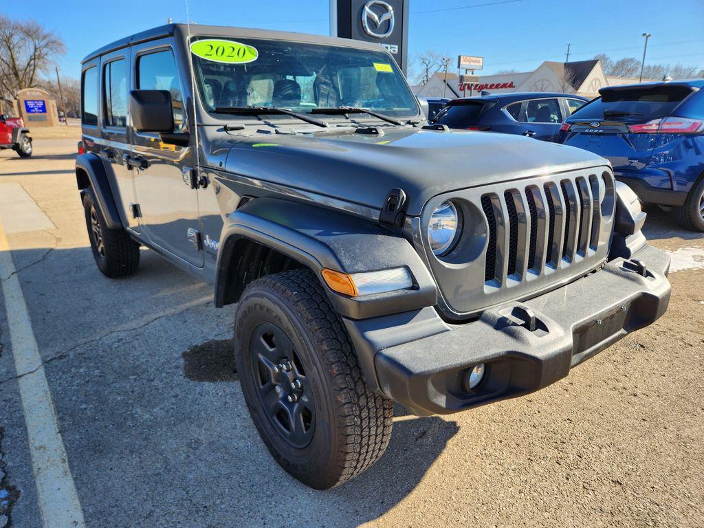 used 2020 Jeep Wrangler Unlimited car, priced at $21,000