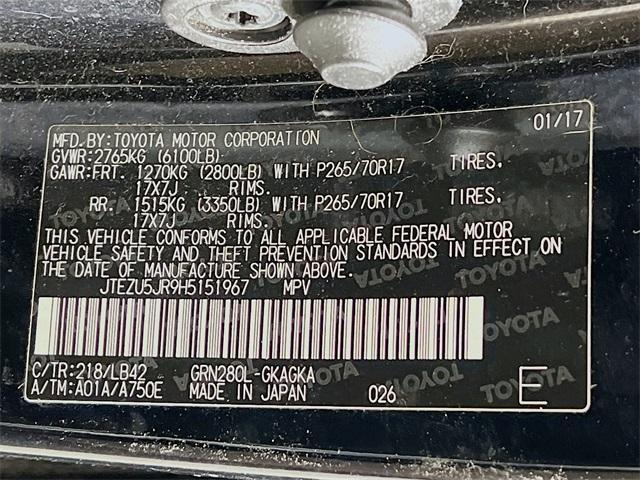 used 2017 Toyota 4Runner car, priced at $21,975