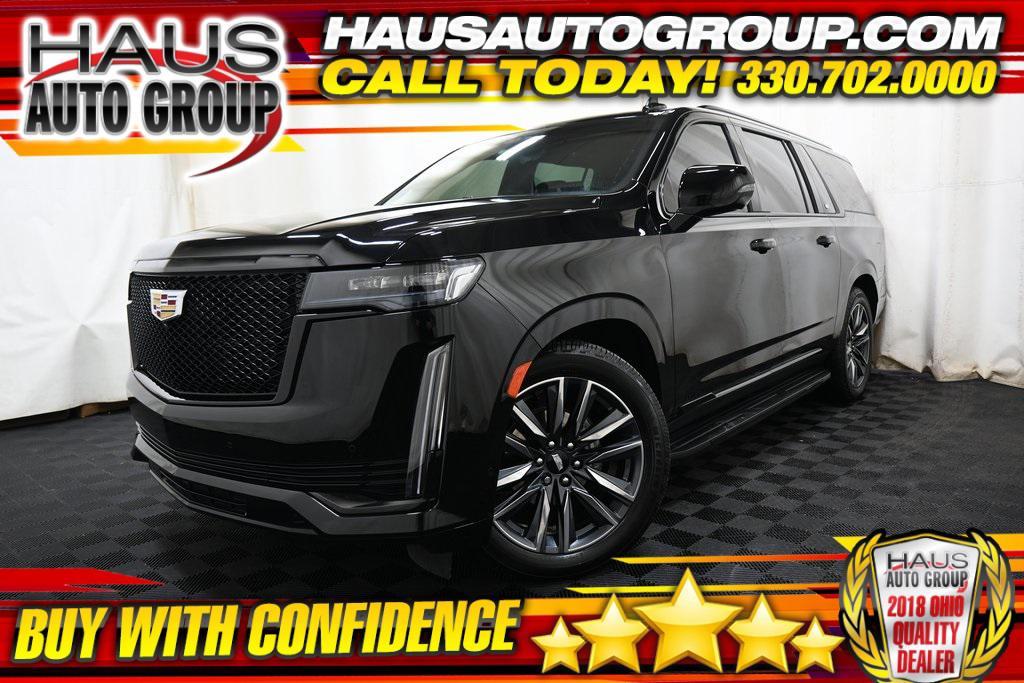 used 2023 Cadillac Escalade ESV car, priced at $73,900