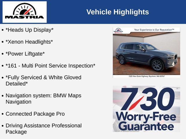 used 2024 BMW X7 car, priced at $62,500