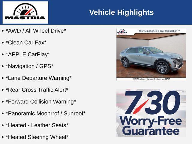 used 2024 Cadillac LYRIQ car, priced at $36,000