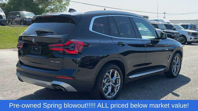 used 2022 BMW X3 car, priced at $28,343