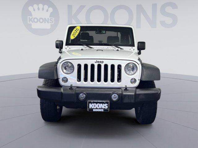used 2016 Jeep Wrangler car, priced at $13,250