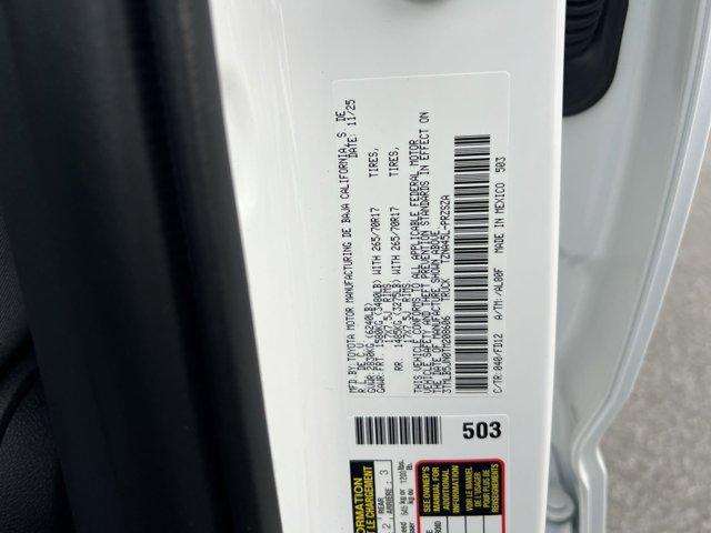 new 2026 Toyota Tacoma car, priced at $44,275