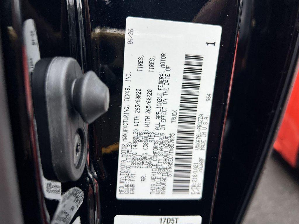 new 2026 Toyota Tundra car, priced at $68,071